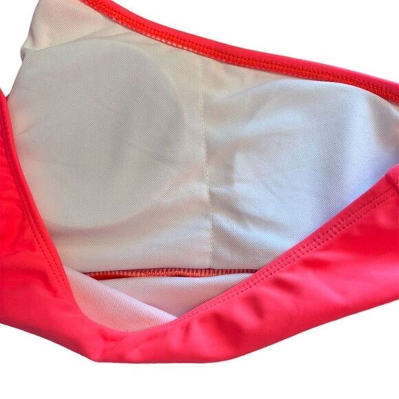 SHEIN Women's Small Neon Pink One-Shoulder Bikini Set 2 Piece - Picture 4 of 8